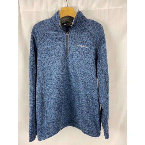 Eddie Bauer Men's Blue Pull Over 1/2 Zip Jacket Size Large. - Picture 2 of 12